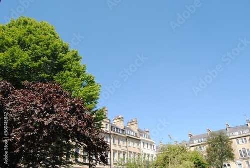 BATH, UNITED KINGDOM - May 04, 2020: St Jame's Square, Bath, United KIngdom photo