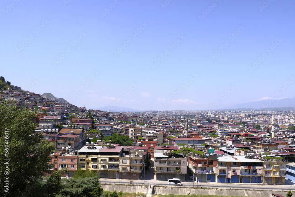 view of the city of  Hatay. hatay provience - antakya city. cityscape