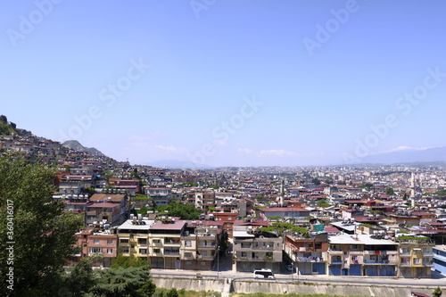 view of the city of Hatay. hatay provience - antakya city. cityscape