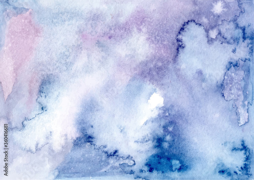 abstract blue watercolor texture background
