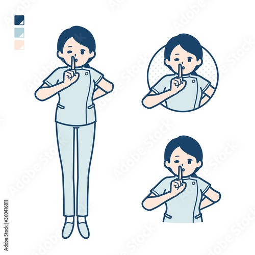 simple nurse woman_be-quiet