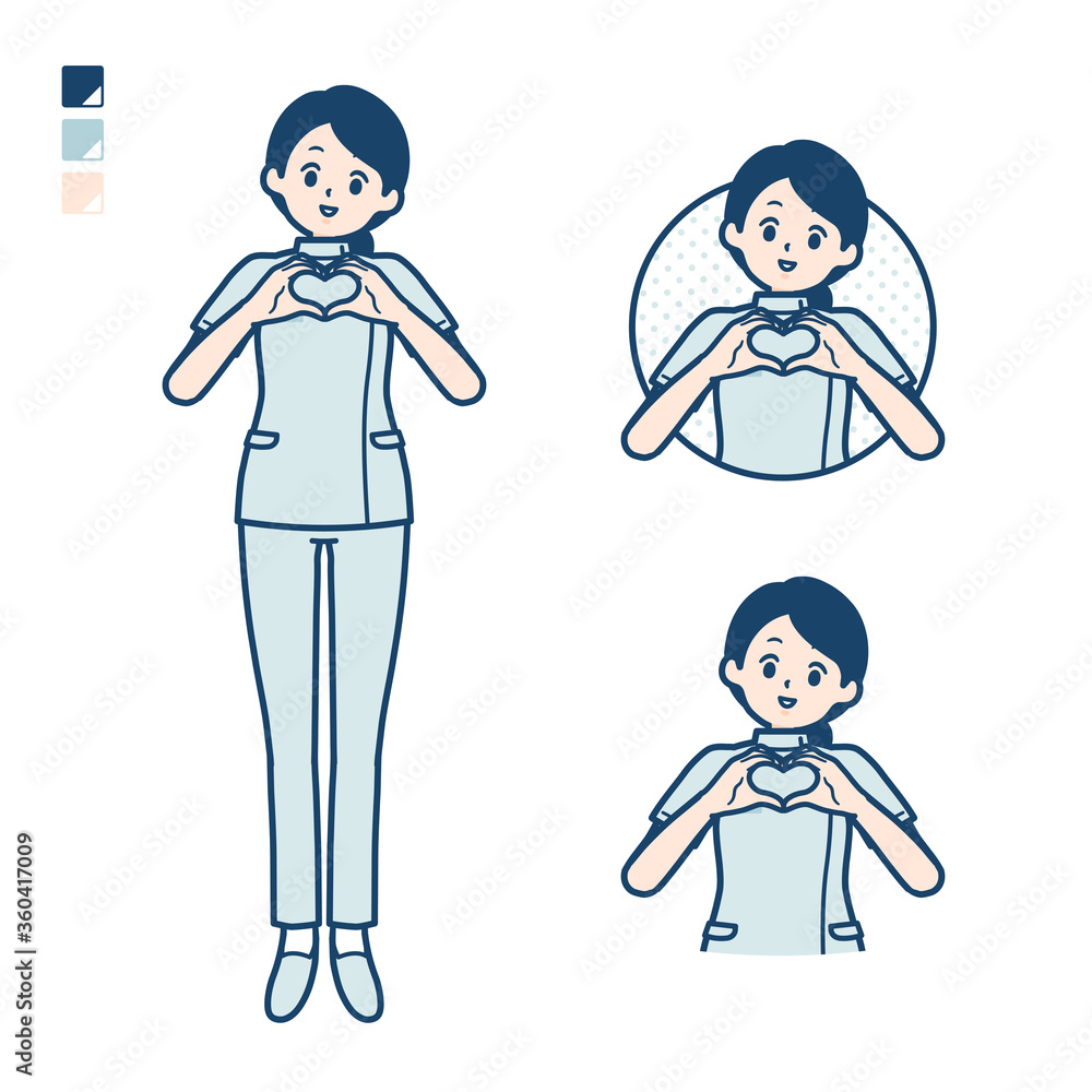 simple nurse woman_love-mark-hand-sign simple nurse woman_love-mark-hand-sign
