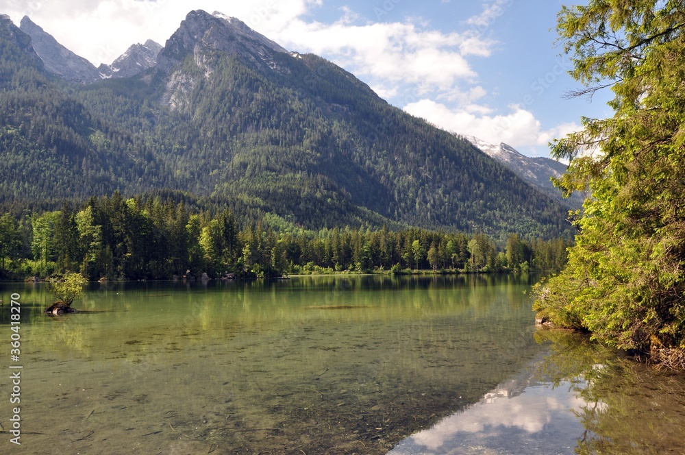 Der Hintersee in Ramsau-Berchtesgaden