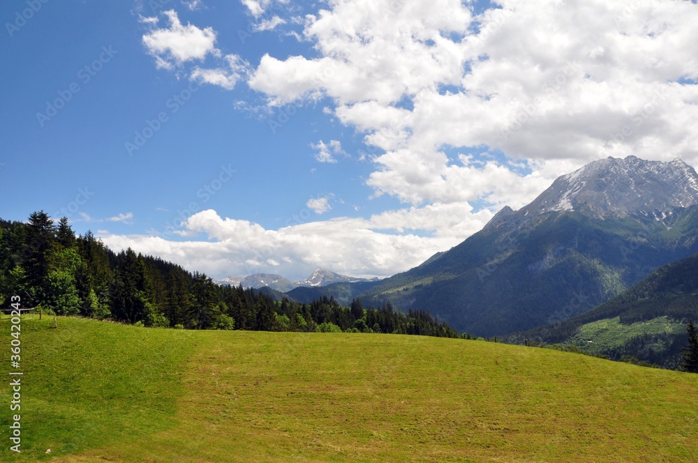 Obraz premium Hochschwarzeck-Ramsau-Berchtesgaden