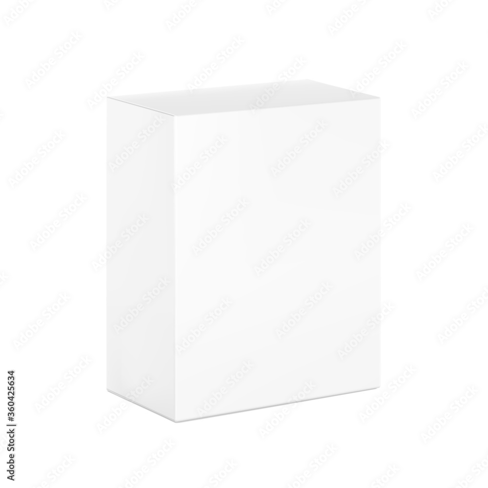 Realistic cardboard packaging box mockup. Vector illustration isolated on white background. Can be use for medicine, food, cosmetic and other. Ready for your presentation. EPS10.
Realistic cardboard packaging box mockup. Vector illustration isolated on white background. Can be use for medicine, food, cosmetic and other. Ready for your presentation. EPS10.