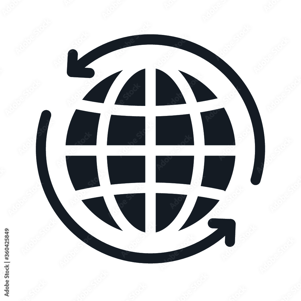 Worldwide Shipping line icon, outline vector sign, linear style pictogram isolated on white. Symbol, logo illustration Worldwide Shipping line icon, outline vector sign, linear style pictogram isolated on white. Symbol, logo illustration