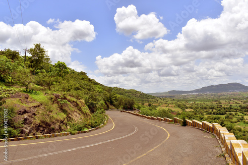 Canvas Print The Mountain in India landscape photo.