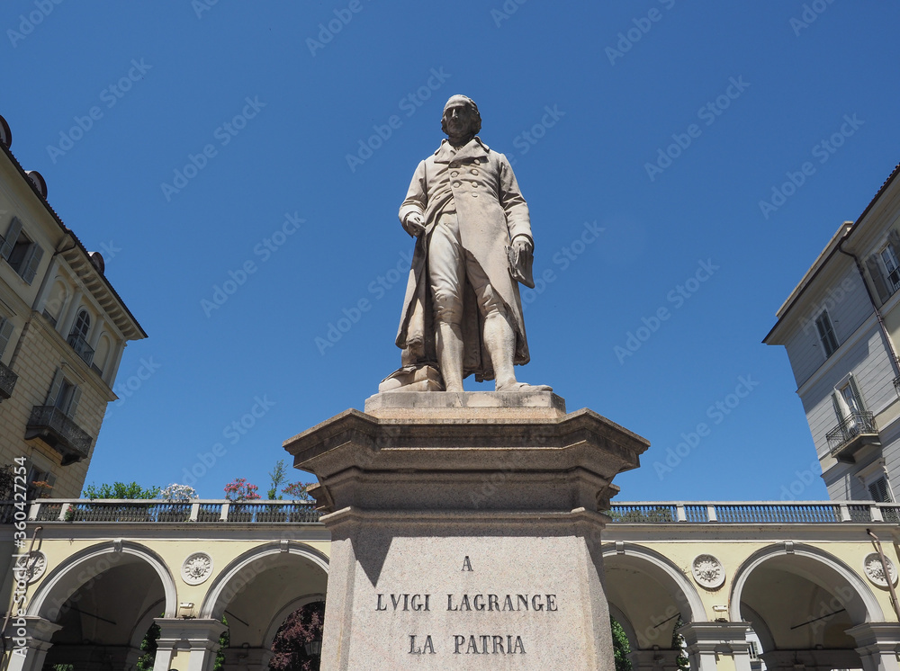 Lagrange statue in Turin