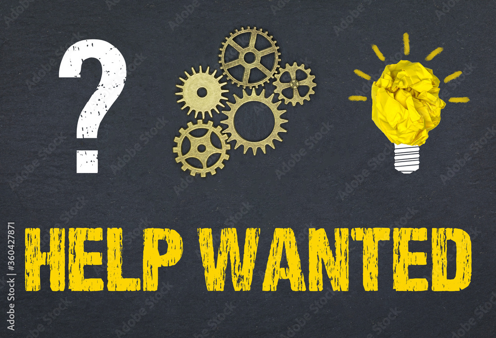 Obraz premium Help wanted