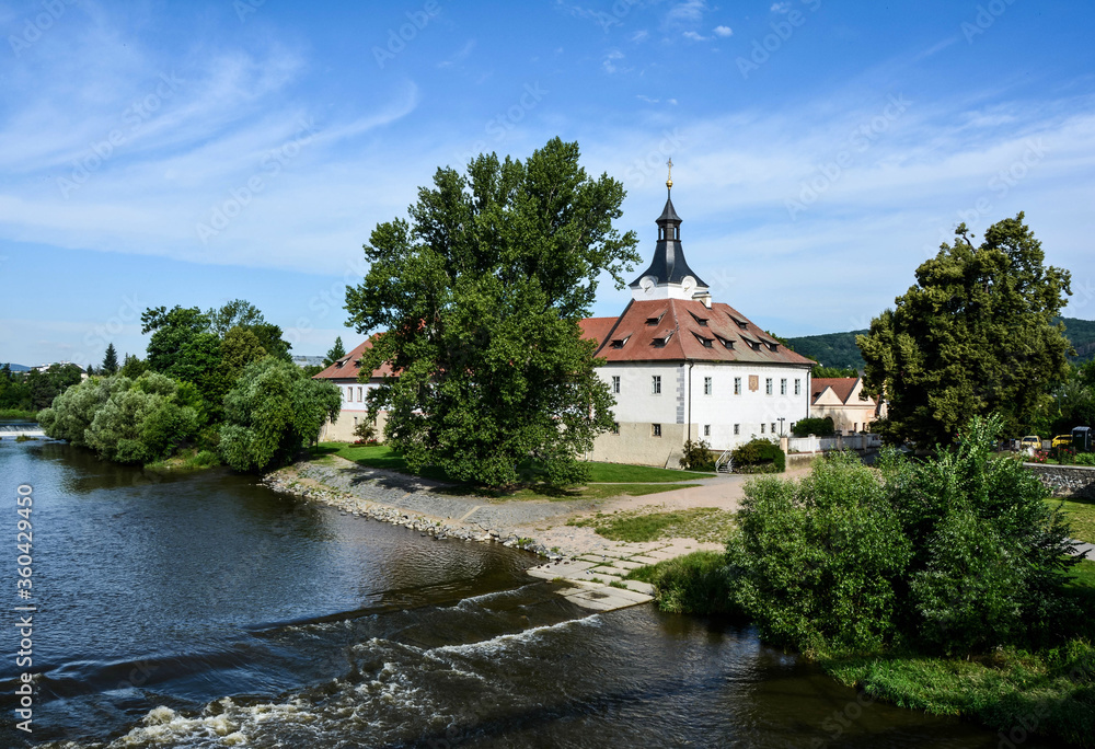 castle in Dobřichovice in Central Bohemia on the banks of the river Berounka castle in Dobřichovice in Central Bohemia on the banks of the river Berounka