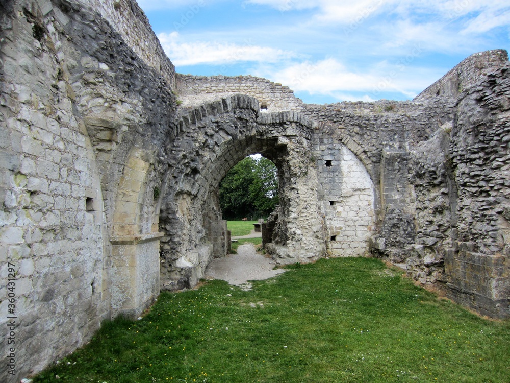 Lewes Priory of Saint Pancras ruin East Sussex England