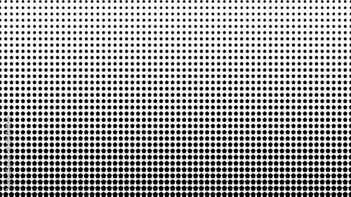 Gradient halftone. Black pentagon pattern. Abstract gradient background. Halftone wave. Vector illustration. photo