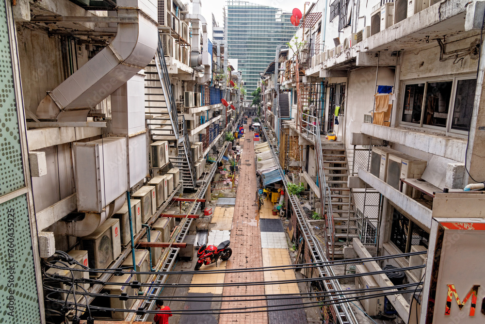 Traffic in Downtown - Bangkok Thailand