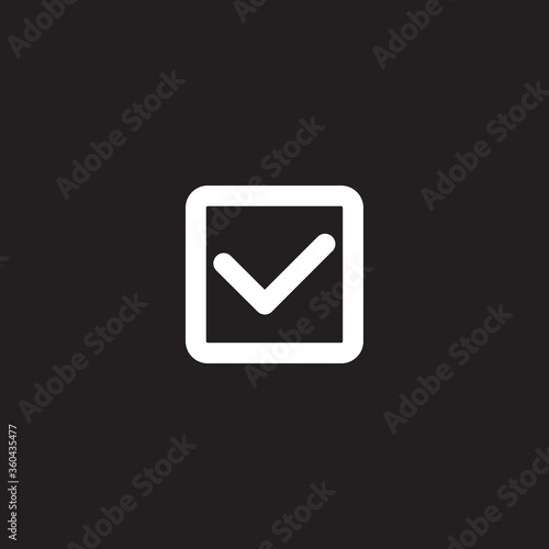 checklist mark icon vector