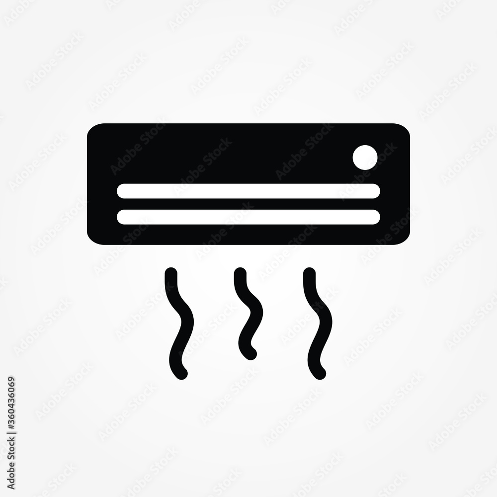 AC Vector Icon Sign Icon Vector Illustration AC Vector Icon Sign Icon Vector Illustration