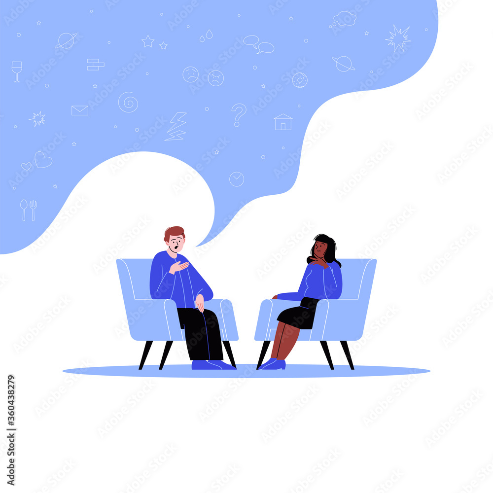 a-man-attending-a-therapy-session-with-a-black-female-mental-specialist