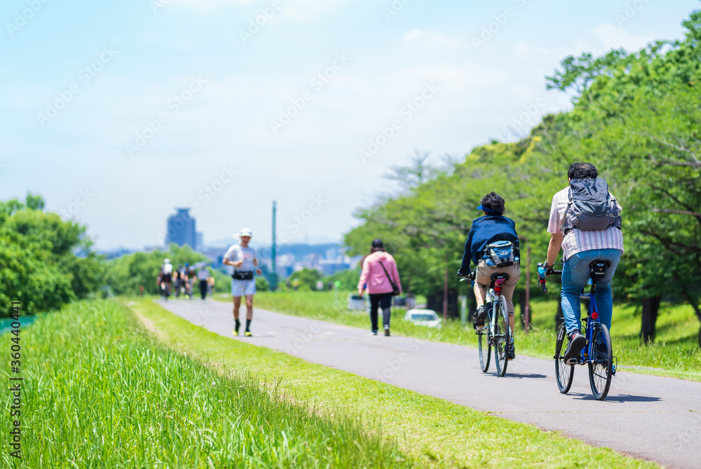 サイクリング 多摩川