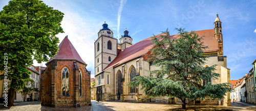 old town of Wittenberg in Germany photo