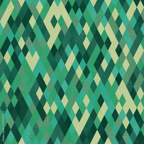 Vector geometric pattern with geometric shapes, rhombus, triangles. That square design has the ability to be repeated without visible seams. Seamless background. Vintage colors