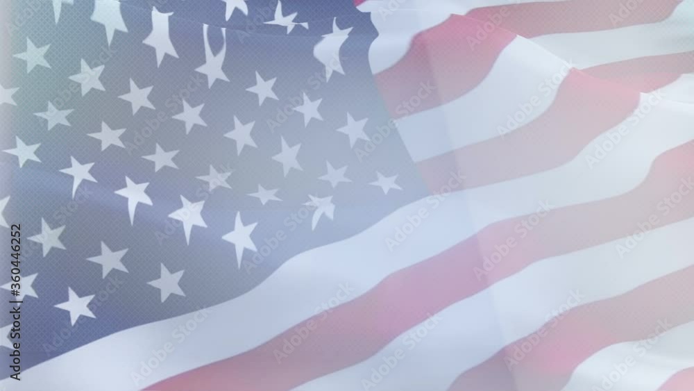 United States of America waving flag video gradient background. Waving Flag United States Of America. USA flag for Independence Day, 4th of july US American Flag Waving 1080p Full HD footage. USA Amer United States of America waving flag video gradient background. Waving Flag United States Of America. USA flag for Independence Day, 4th of july US American Flag Waving 1080p Full HD footage. USA Amer