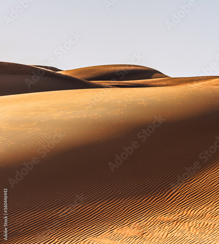 Daytime desert views not far from Dubai.