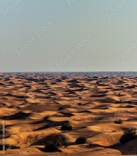 Daytime desert views not far from Dubai.