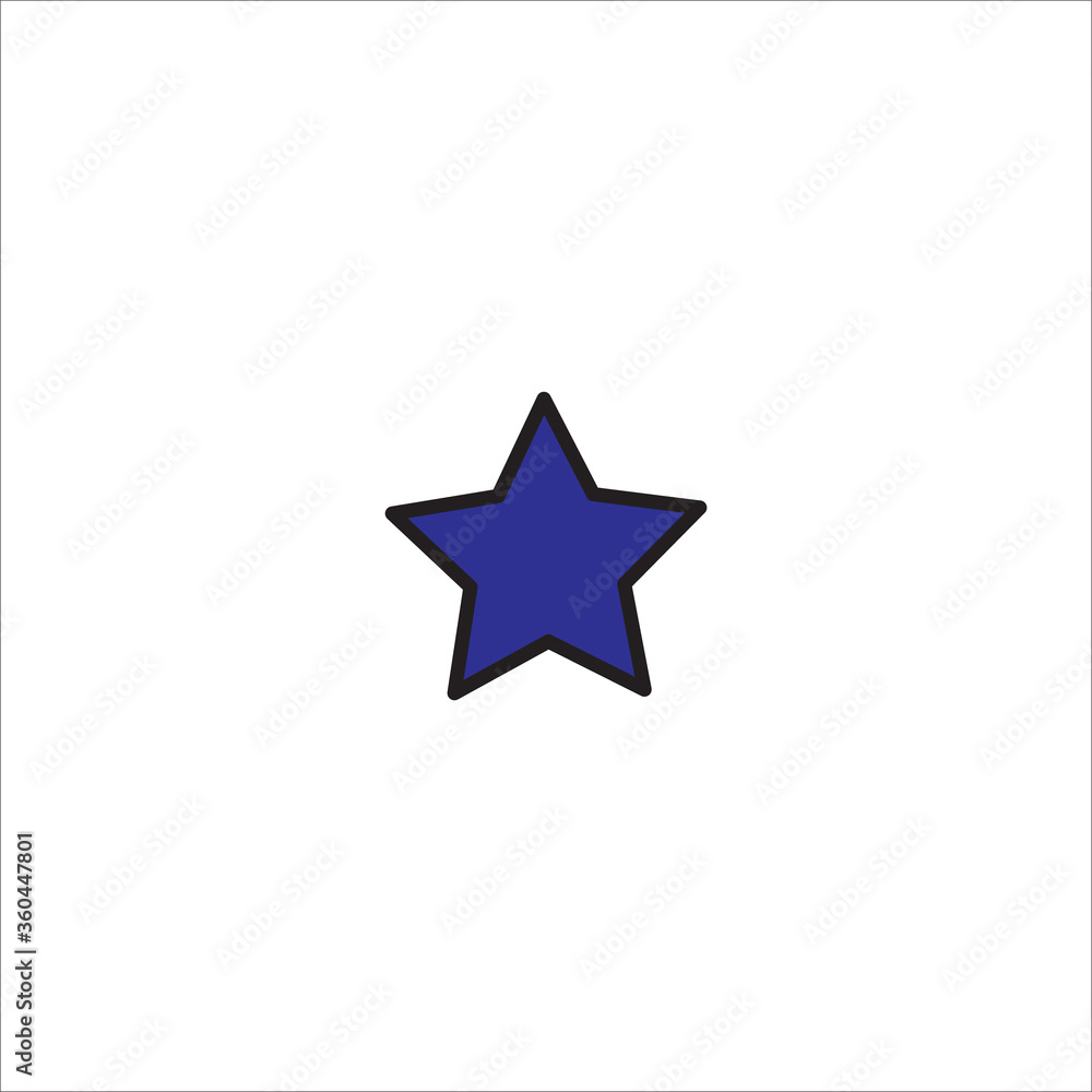 Star icon vector design template Star icon vector design template