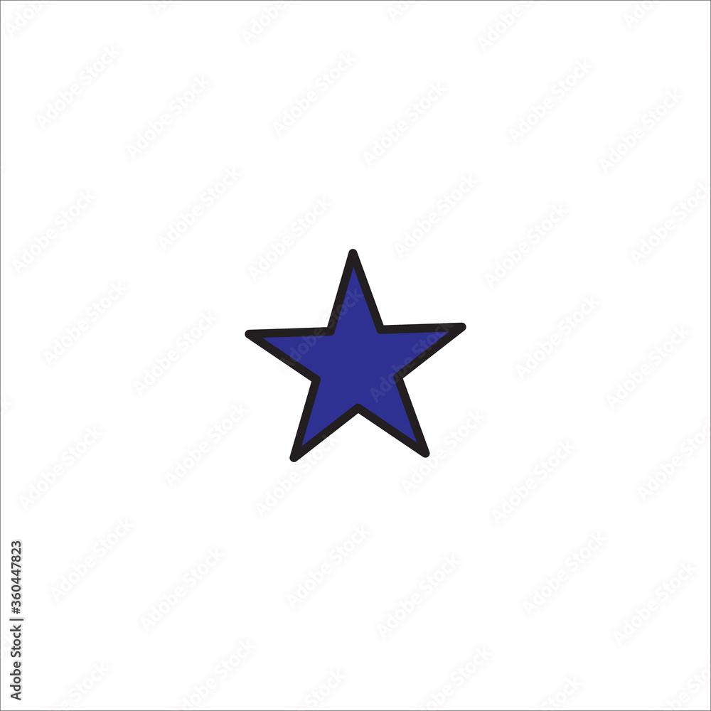 Star icon vector Star icon vector
