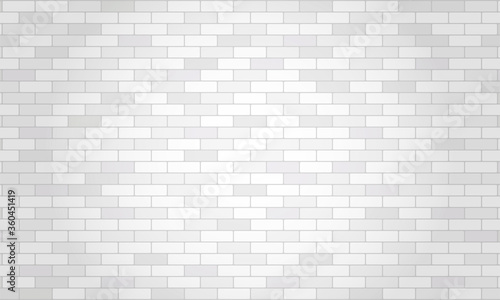 White and grey wall. Wallpaper Background. Brick wall. Vector illustration.