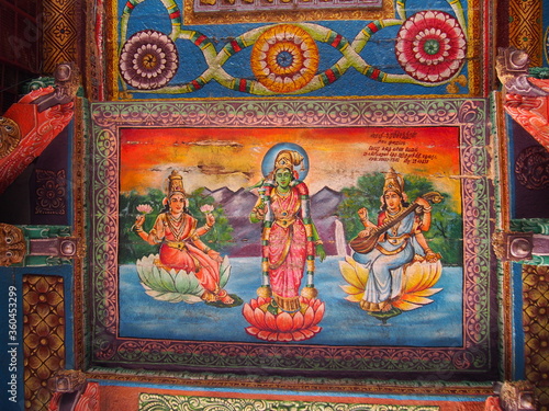 Picture of Indian mythology, Madurai, Tamil Nadu, South India, India