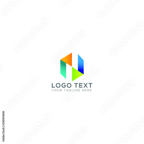 3D N Logo Design Maker