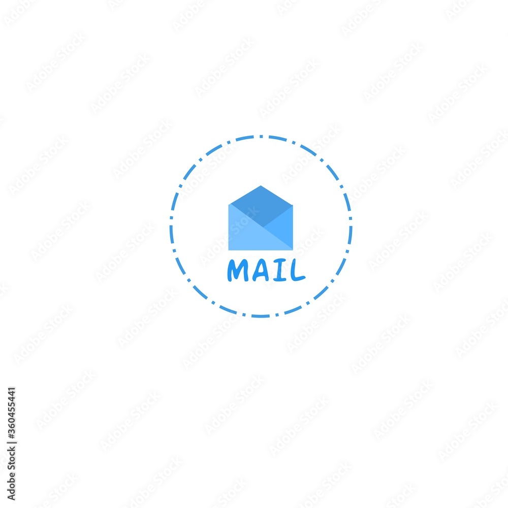 vector illustration Mail logo, mail icon,white background vector illustration Mail logo, mail icon,white background