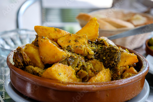 Fototapeta Naklejka Na Ścianę i Meble -  Sofrit Pagès, Restaurante Ses Arcades, Sant Joan de Labritja, Ibiza, balearic islands, Spain