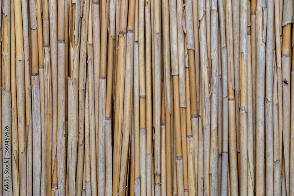 bamboo rooftop closeup background texture. bamboo rooftop closeup background texture.