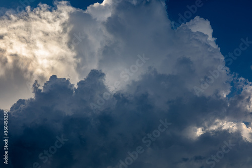 blue stormy sky clouds panorama © UA_PM