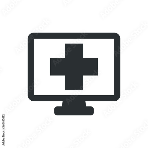 Online hospital icon