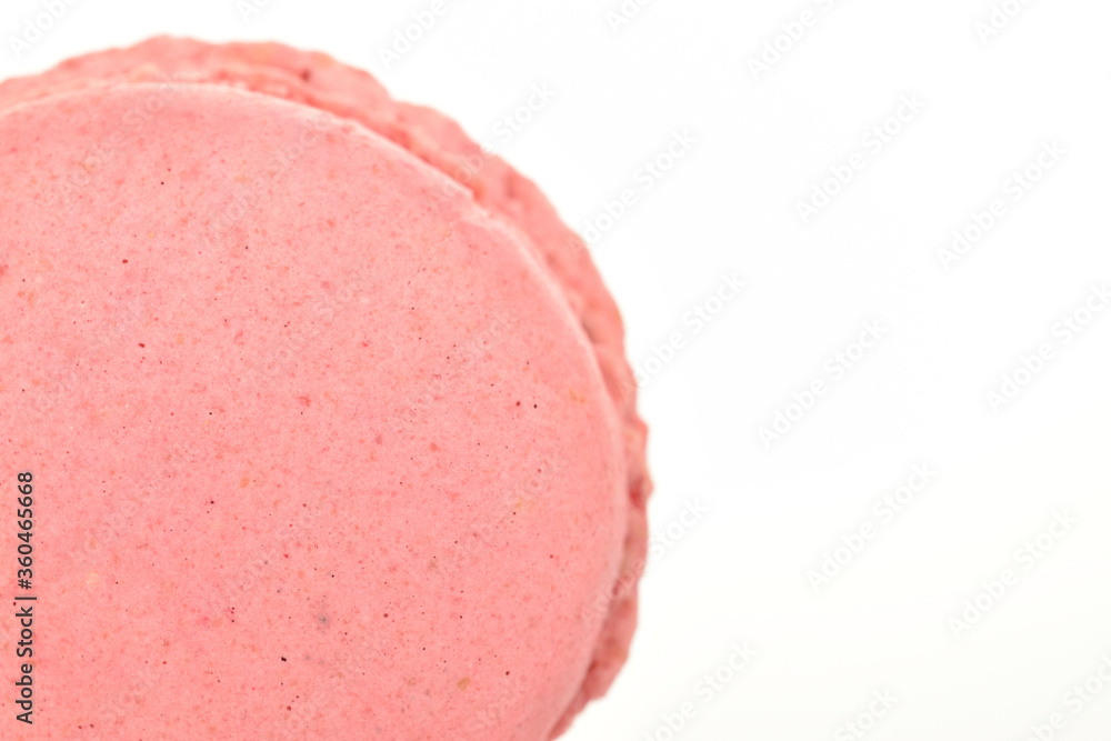 Tasty multi-colored, sweet macaroons, on a white background. Tasty multi-colored, sweet macaroons, on a white background.