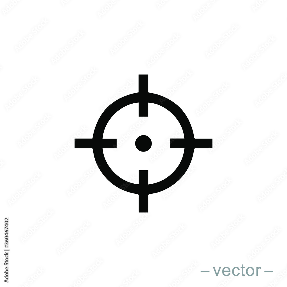 Focus icon, focus lens. Vector illustration. EPS 10. Focus icon, focus lens. Vector illustration. EPS 10.