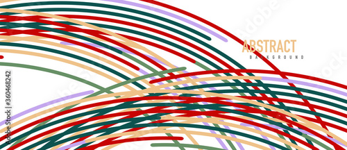 Аbstract moving colorful lines vector backgrounds for cover, placard, poster, banner or flyer