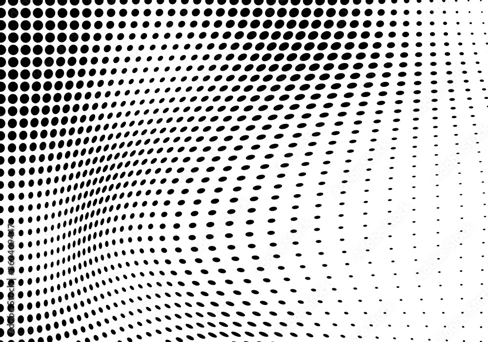 The halftone texture is monochrome. Vector chaotic background. The halftone texture is monochrome. Vector chaotic background.
