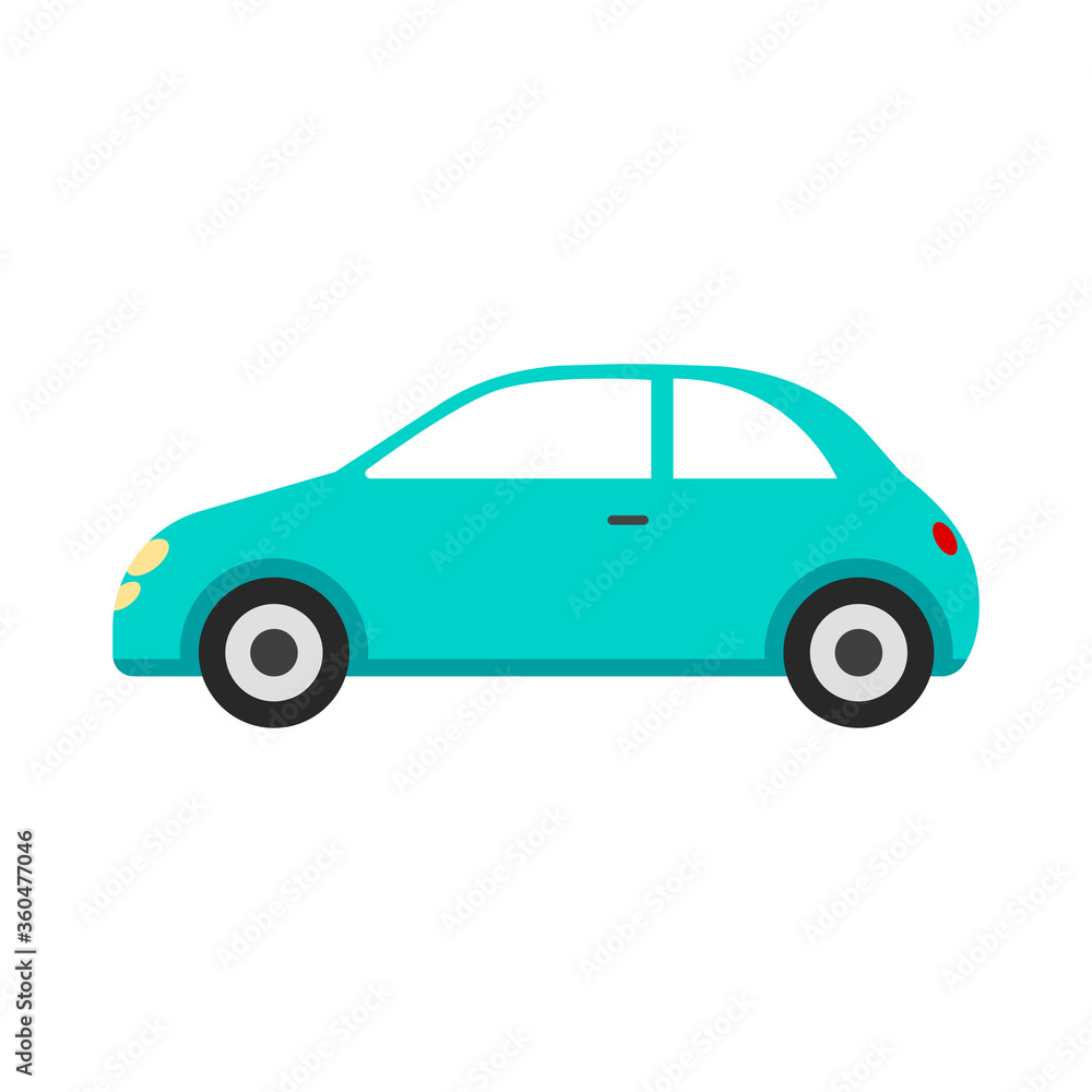 Car vector illustration. Flat design