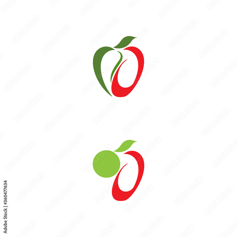 Apple vector illustration design Apple vector illustration design