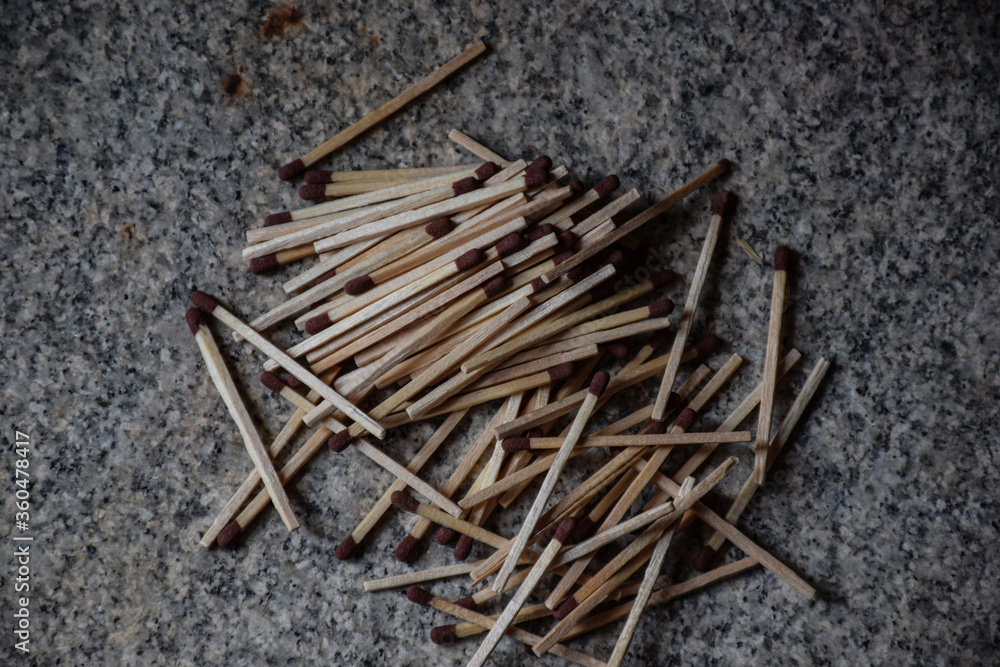 Picture of small size match sticks Picture of small size match sticks
