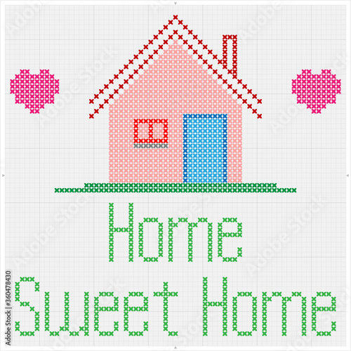 Home Sweet Home Cross Stitch