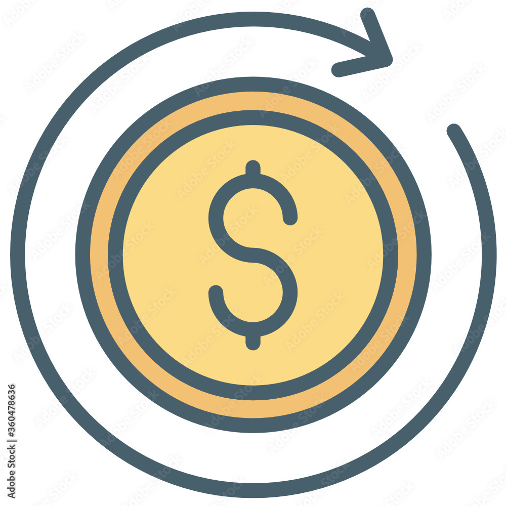 Circular debt concept vector icon design, Business and Finance Symbol, Money Circulation Stock illustration Circular debt concept vector icon design, Business and Finance Symbol, Money Circulation Stock illustration