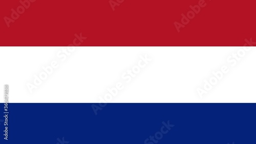 Netherlands Flag Animation 2D photo