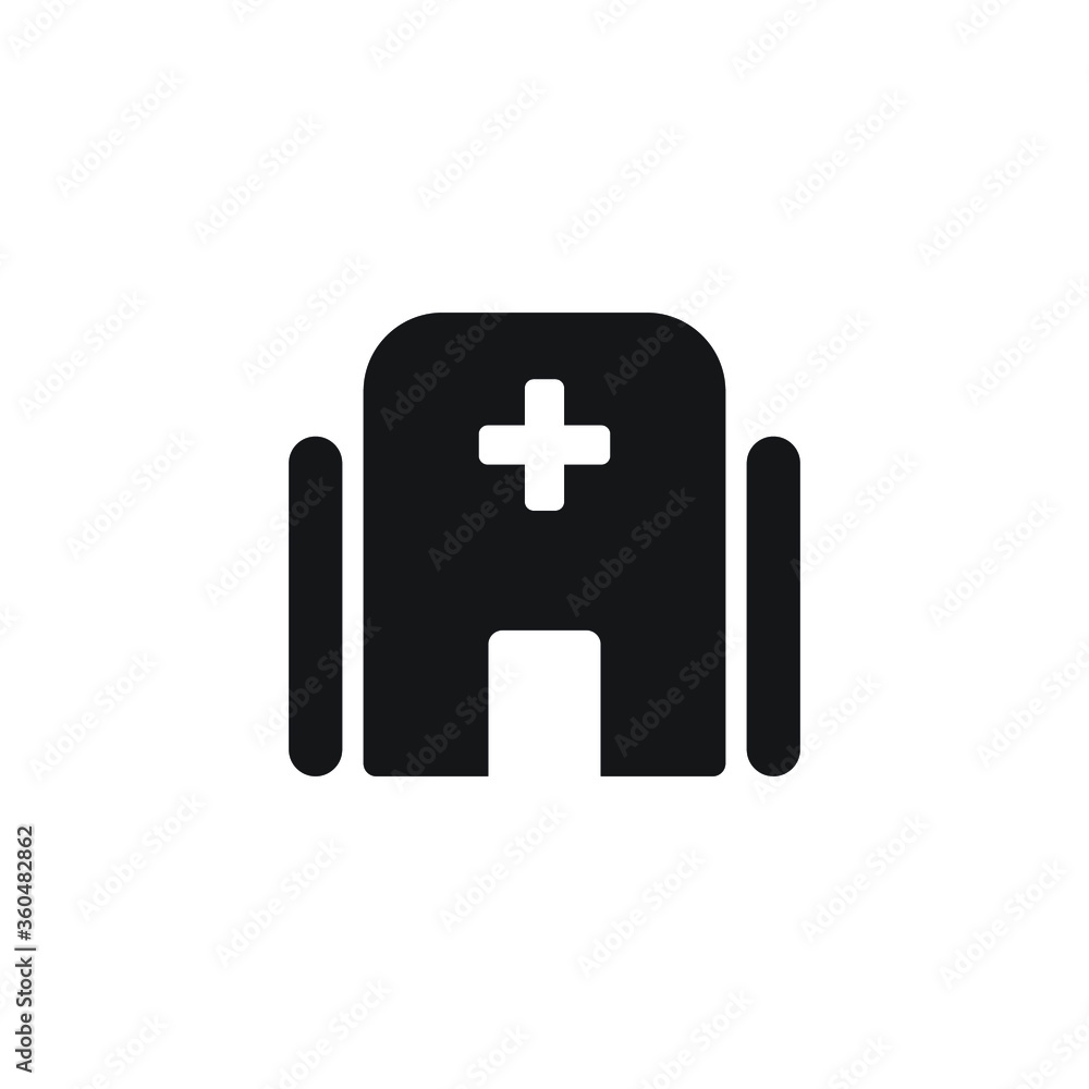 Obraz premium hospital icon vector