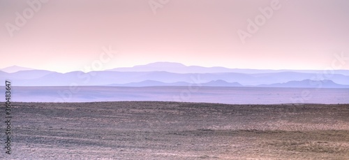 Canvas Print VIEW OF THE TANKWA KAROO NATIONAL PARK, Northern Cape, South africa