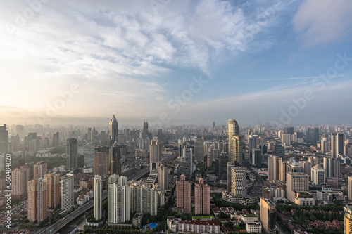city skyline in shanghai china © THINK b