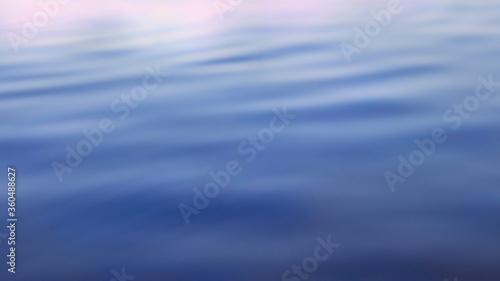 Dawn soft waves sea water background